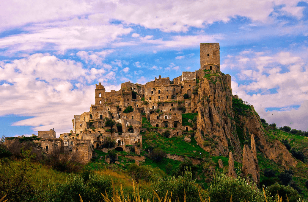 4. The Abandoned Village of Craco, Italy